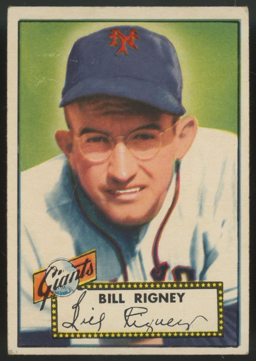 1952 Topps Bill Rigney #125 VG