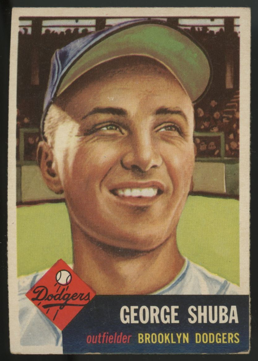 1953 Topps George Shuba #34 EX