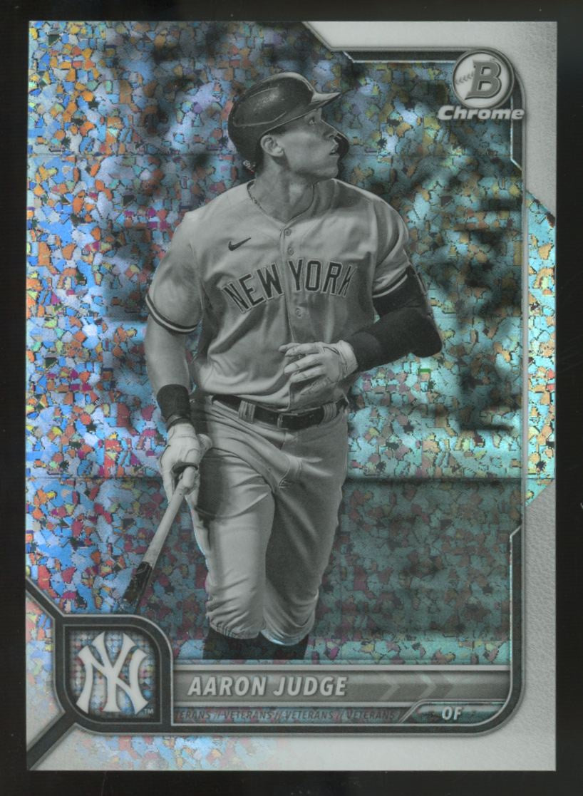 2022 Bowman Chrome Aaron Judge Black and White Mini Diamond Refractor /199 #90