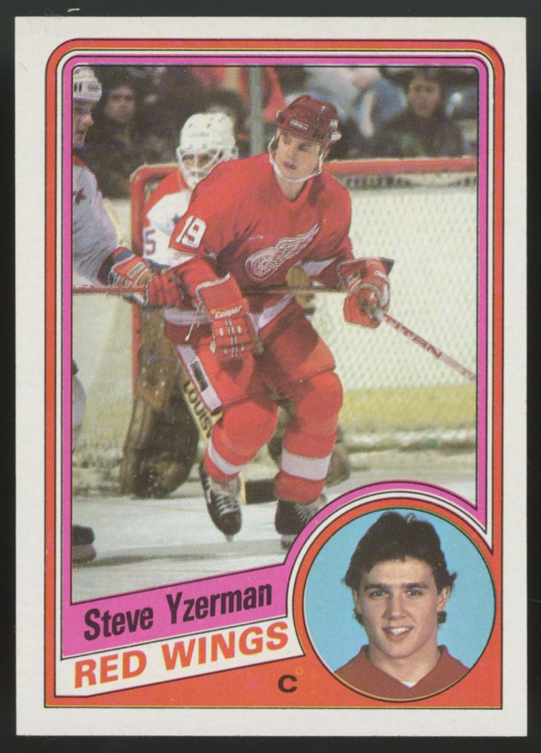 1984-85 Topps Steve Yzerman RC #49 NM "H"