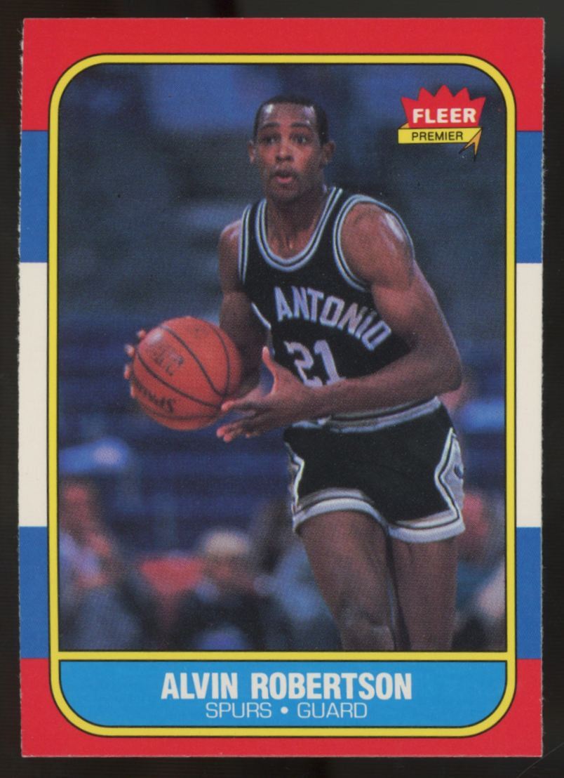 1986-87 Fleer Premier Alvin Robertson #92