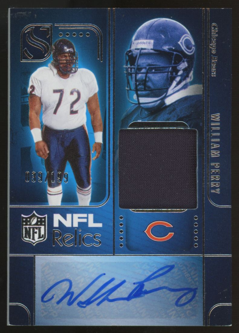 2025 Panini Silhouette Football William Perry NFL Relics Patch Auto /199