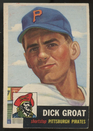 1953 Topps Dick Groat #154 VG "A"