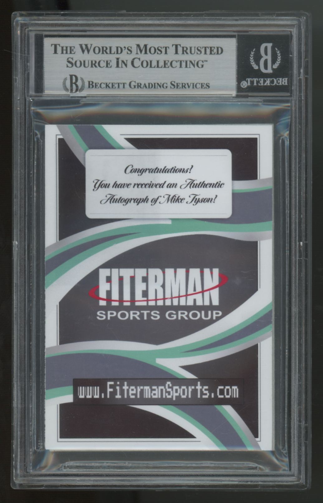 2024 Fiterman Sports Exclusive Mike Tyson Signed Auto BGS Authentic