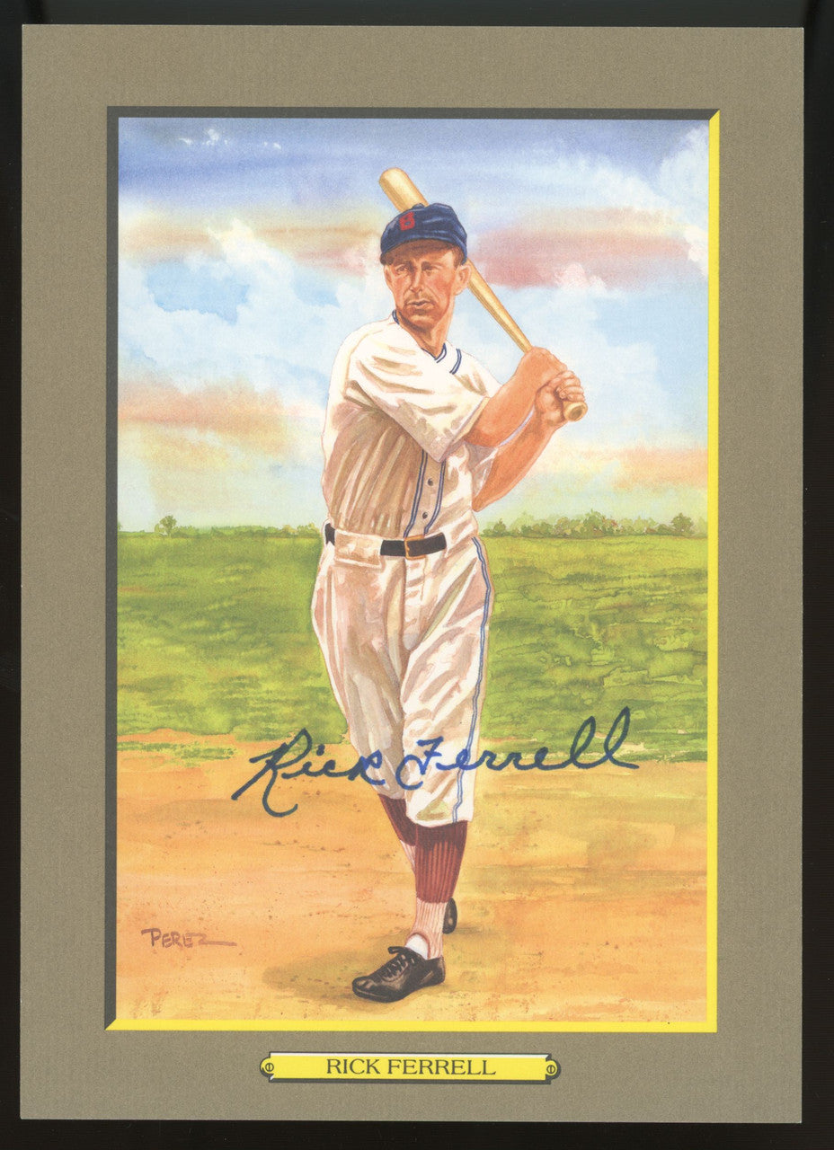 1988 Perez Steele Turkey Red Rick Ferrell Signed Autographed #70 /5000 JSA