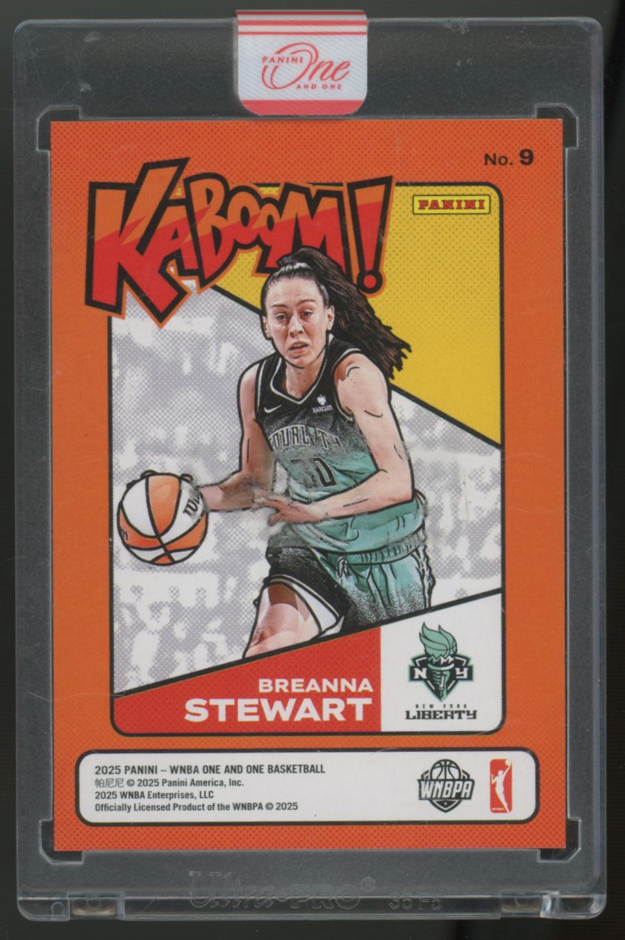 2025 Panini One And One Breanna Stewart Kaboom SSP #9