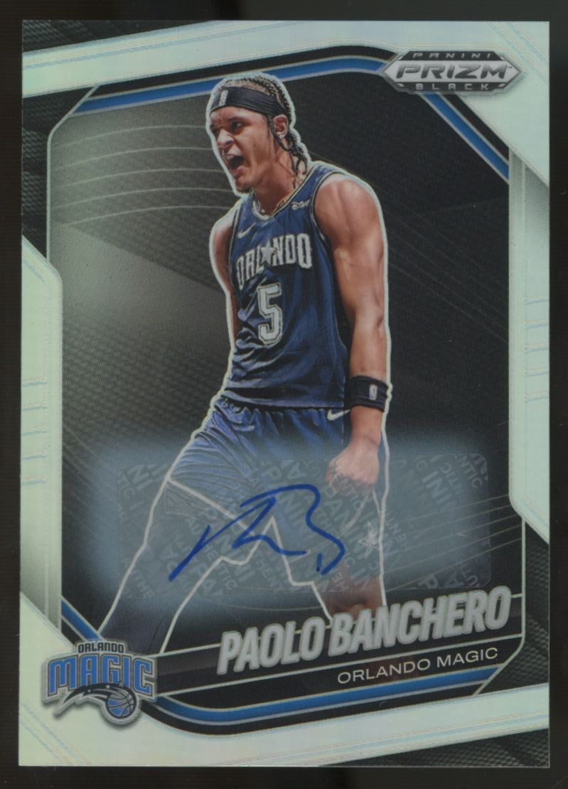 2024-25 Panini Prizm Black Paolo Banchero Auto #117