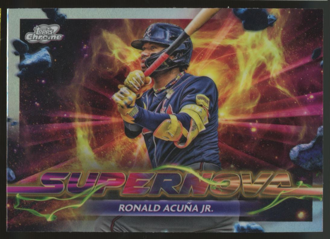 2024 Topps Cosmic Chrome Ronald Acuna Jr. Supernova SSP #SPN-15