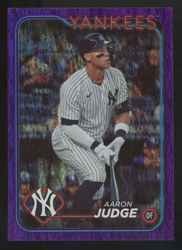 2024 Topps Series One Aaron Judge Purple Holofoil /799 #99