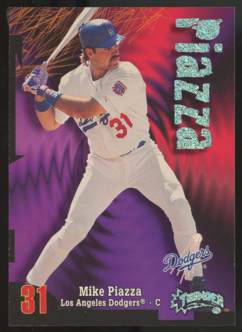 1998 Skybox Circa Thunder Mike Piazza Rave /150 #200