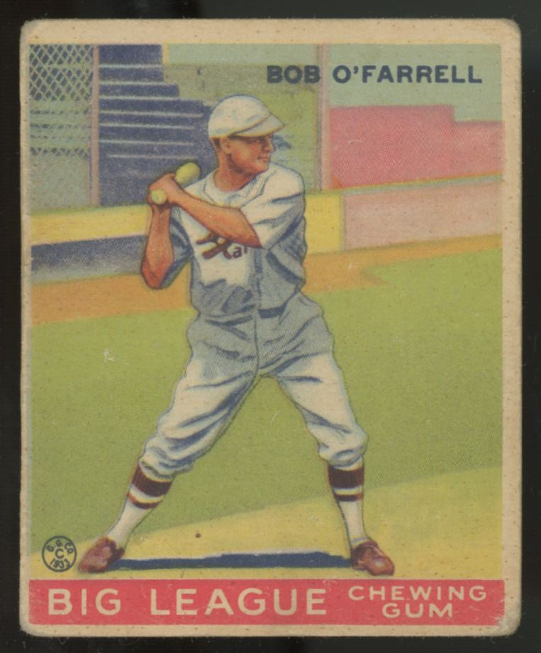 1933 Goudey Bob O'Farrell #34 Good (MK)