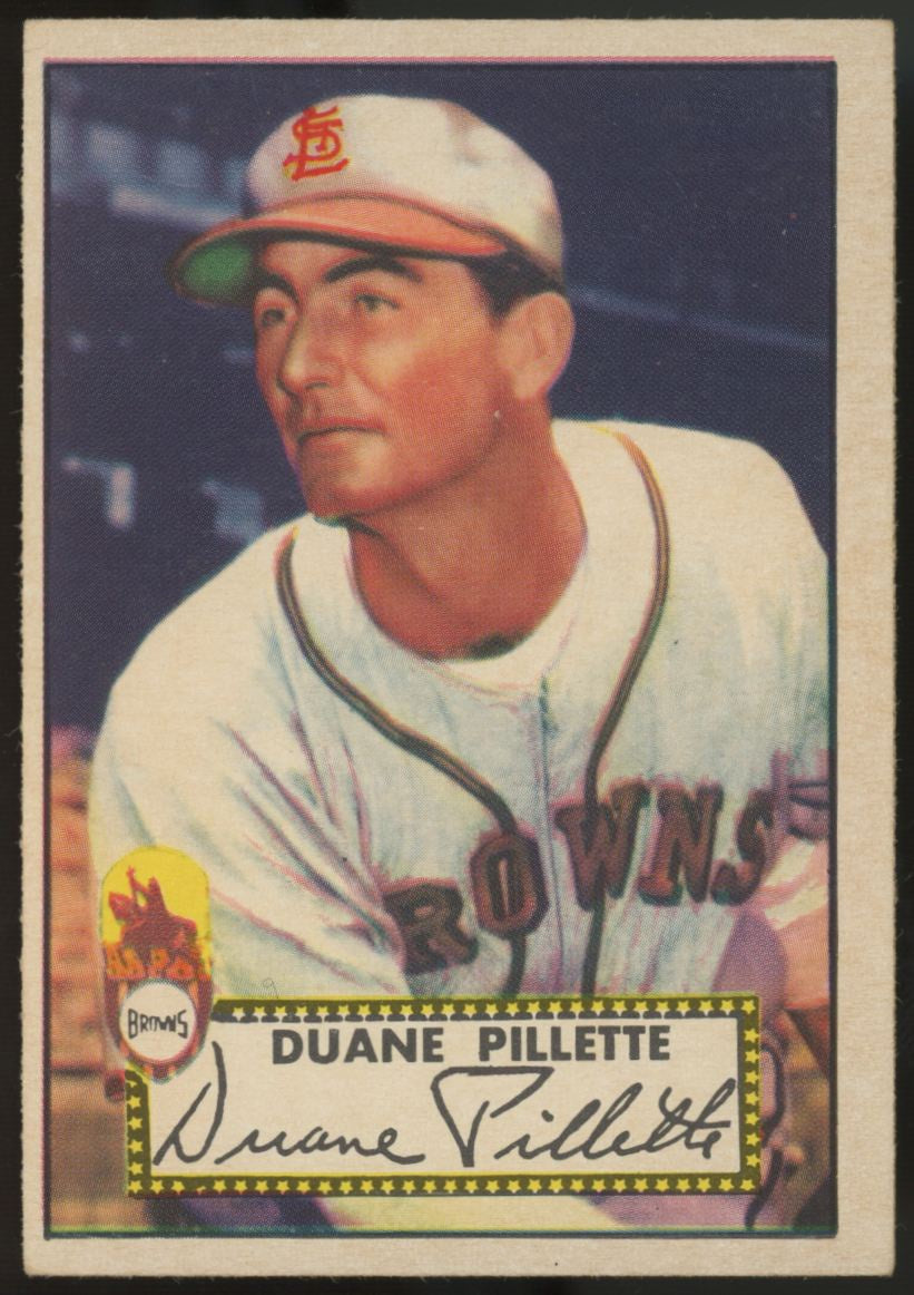 1952 Topps Duane Pillette #82 VG/EX "A"