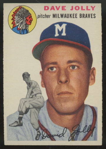 1954 Topps Dave Jolly #188 NM
