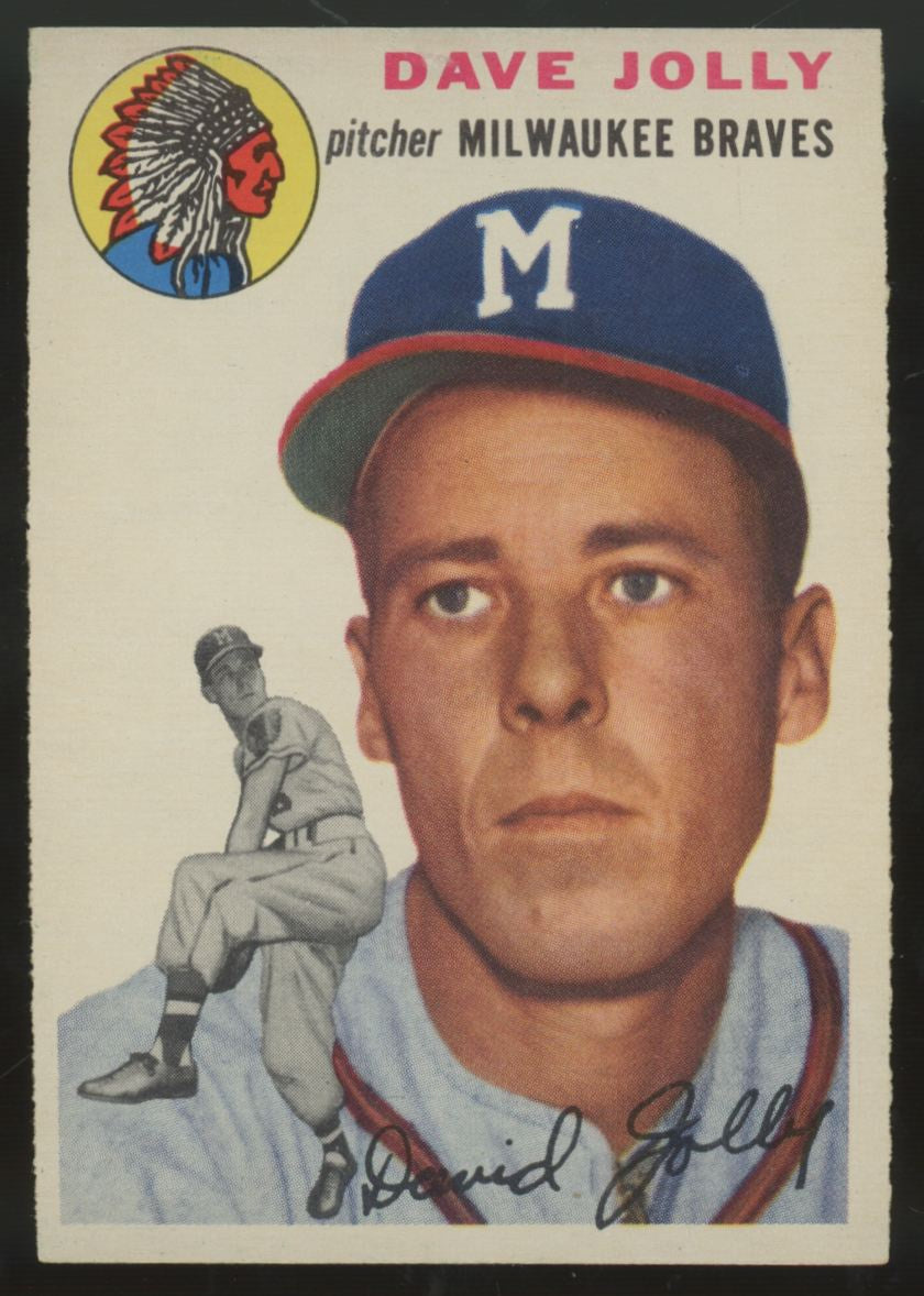 1954 Topps Dave Jolly #188 NM