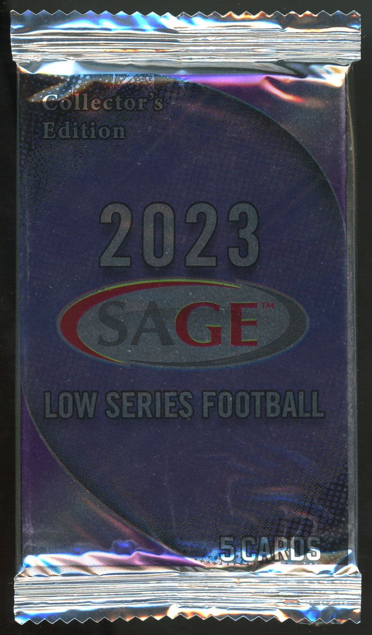 2020-2023 Sage Football Lot of 7 Sealed Packs Hit Artistry