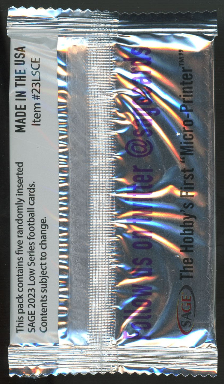2020-2023 Sage Football Lot of 7 Sealed Packs Hit Artistry