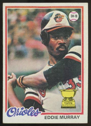 1978 Topps Eddie Murray RC #36 EX "A"
