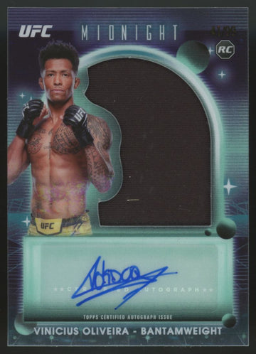 2025 Topps Midnight UFC Vinicius Oliveira RC Patch Auto Twilight RPA /99 #RRA-VO
