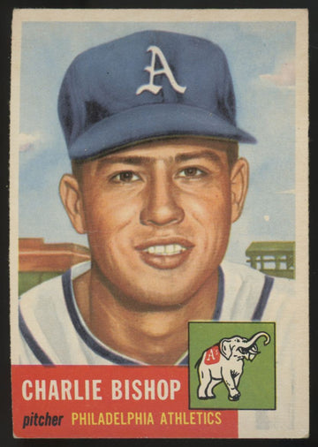 1953 Topps Charlie Bishop #186 VG-EX