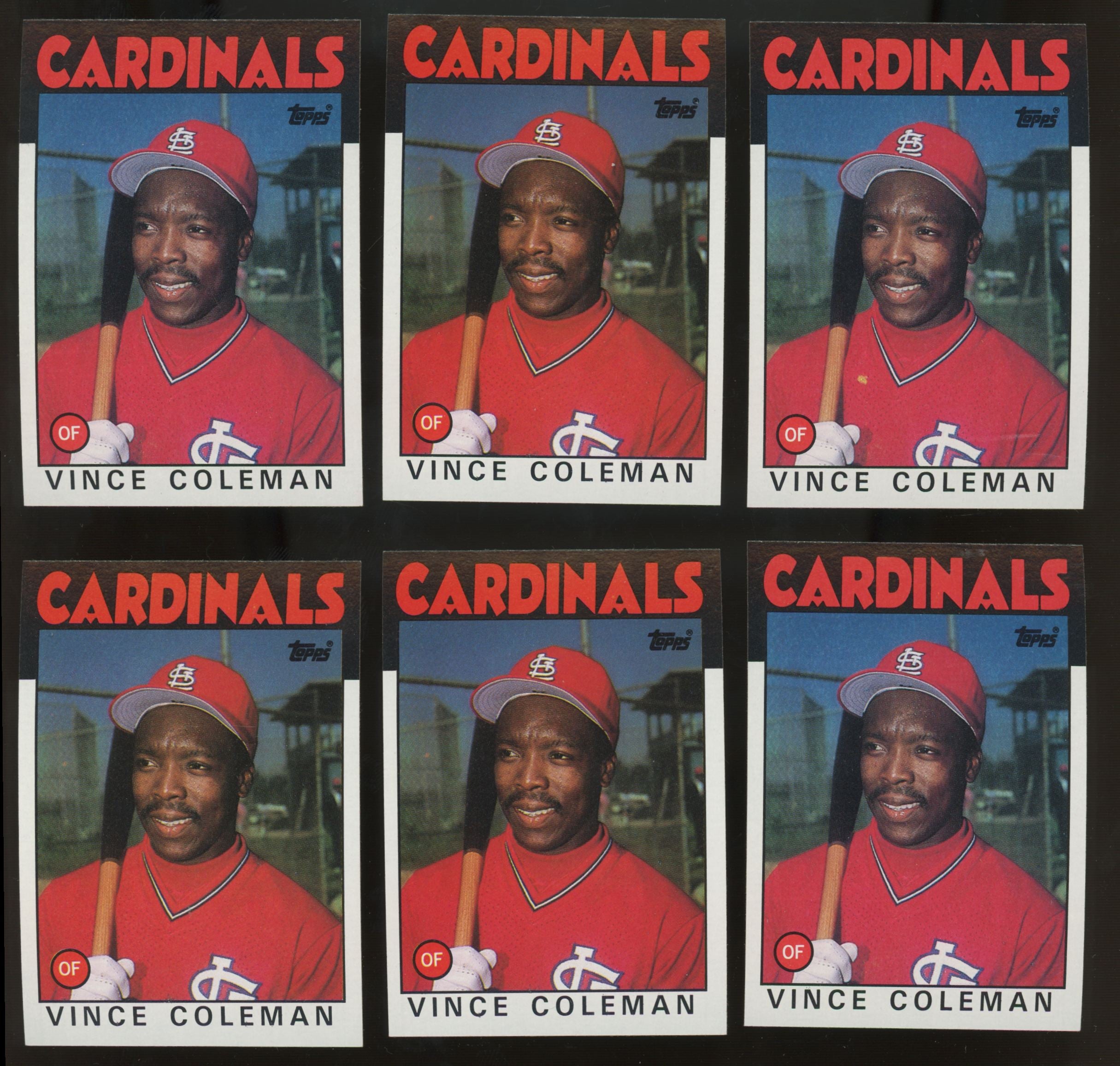 1986 Topps Vince Coleman #370 (Lot of 42)