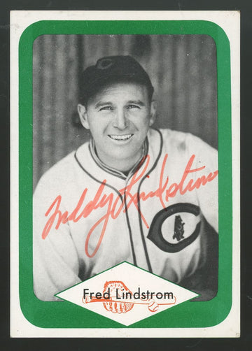 Sheraton Inn Fred Lindstrom #23 Signed Auto JSA
