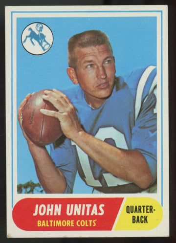 1968 Topps Johnny Unitas #100 VG/EX