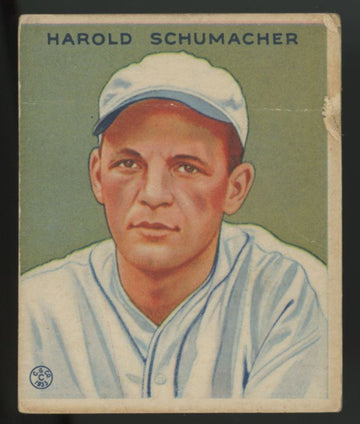 1933 Goudey Harold Schumacher #240 Poor
