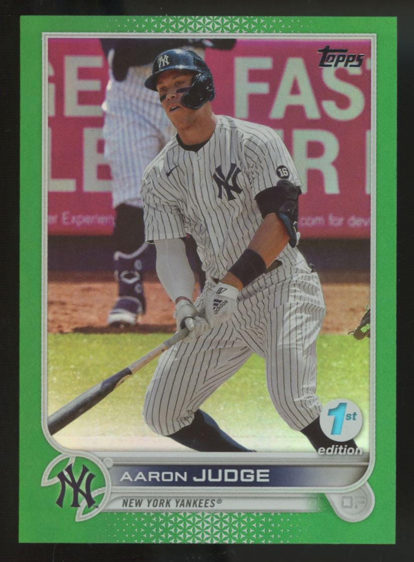 2022 Topps Series One Aaron Judge 1st Edition Green /150 #99