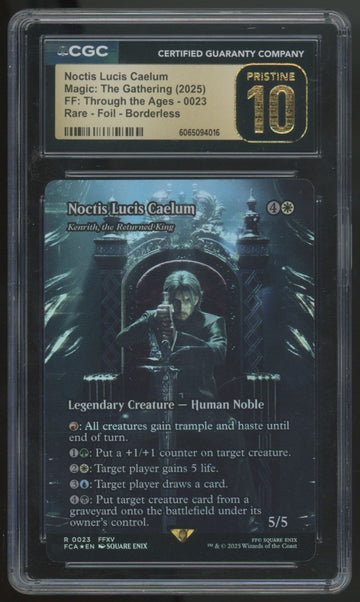 2025 Magic Noctis Lucis Caelum Final Fantasy Foil #0023 CGC Pristine 10
