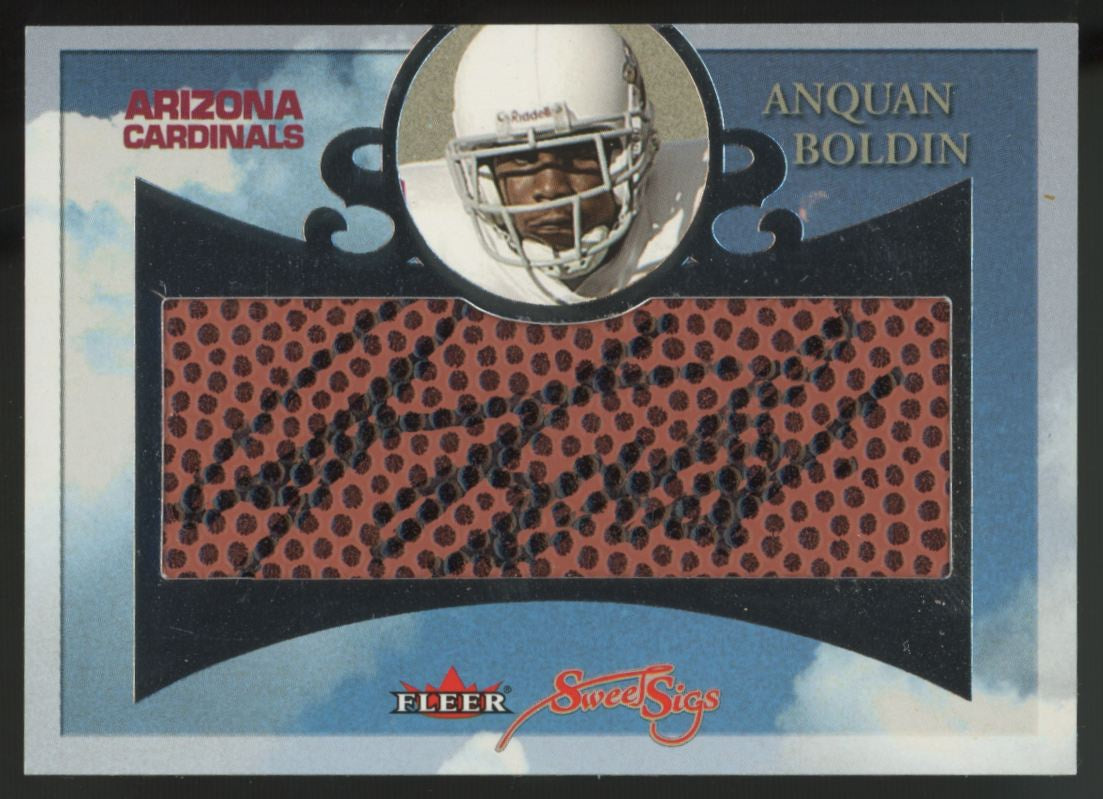 2004 Fleer Sweet Sigs Anquan Boldin Silver Auto /54 #SSA-AB
