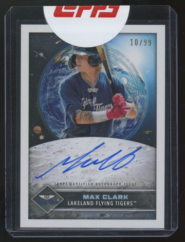 2024 Topps Pro Debut Max Clark Future Cornerstones Auto /99 #FCA-MC