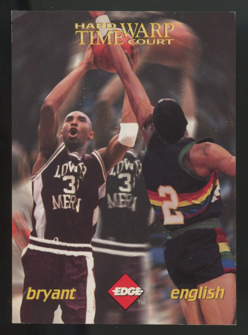 1996-97 Collector's Edge Time Warp Kobe Bryant/Alex English RC Hard Court /2500