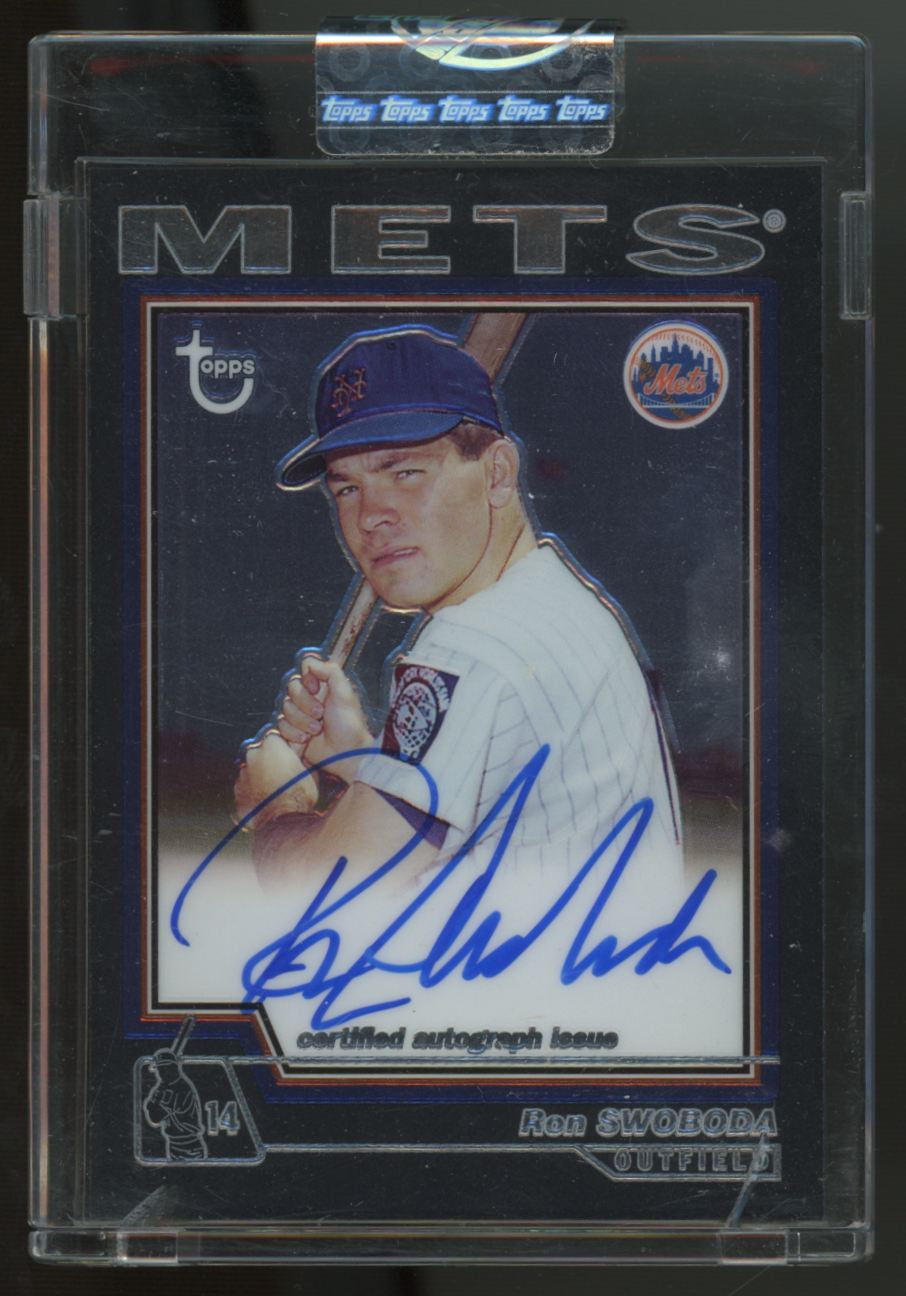 2004 Topps Chrome Signature Edition Retired Ron Swoboda Auto #TA-RS