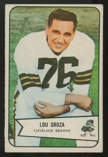 1954 Bowman Lou Groza #52 VG-EX "A"