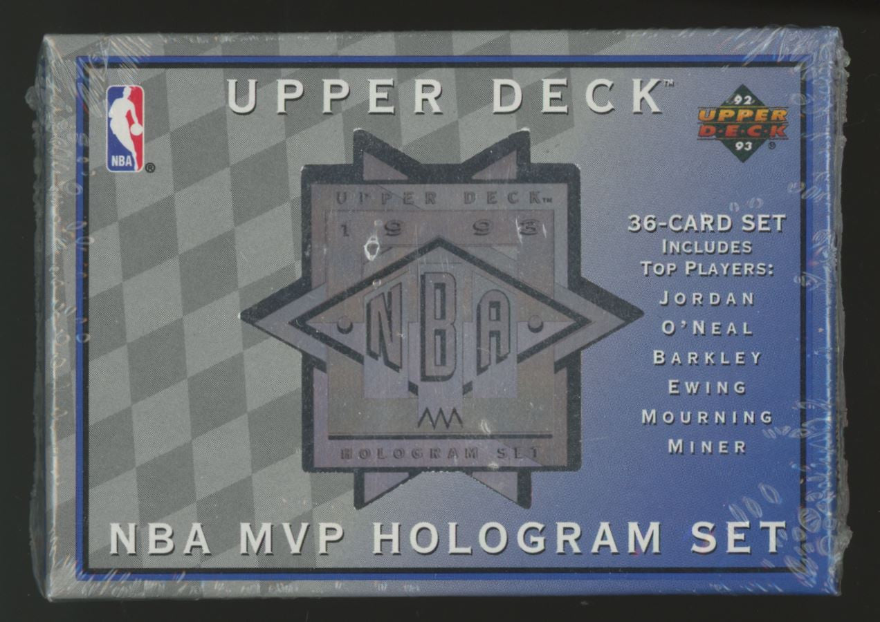 1992-93 Upper Deck Basketball NBA MVP Hologram Set Factory Sealed