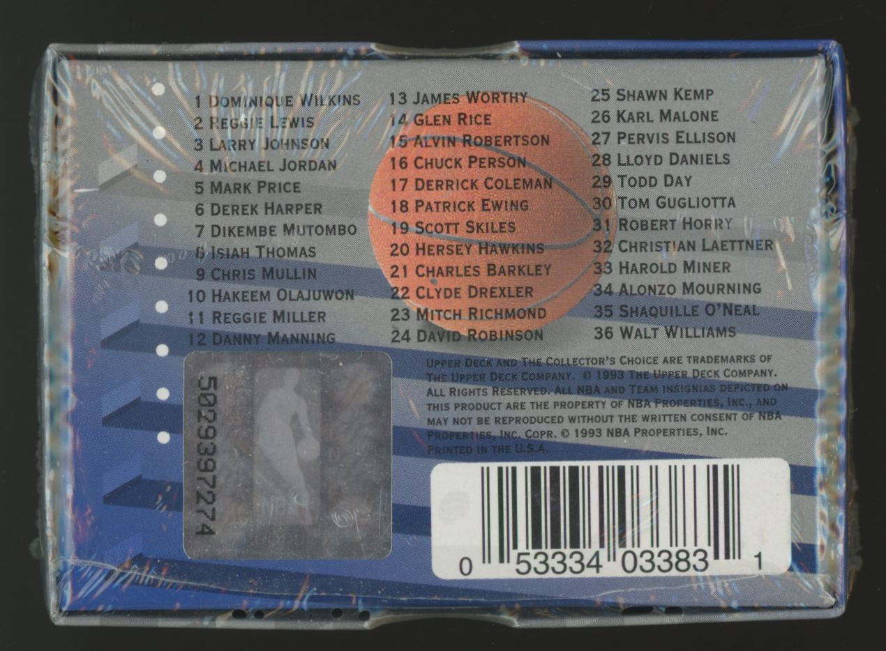 1992-93 Upper Deck Basketball NBA MVP Hologram Set Factory Sealed