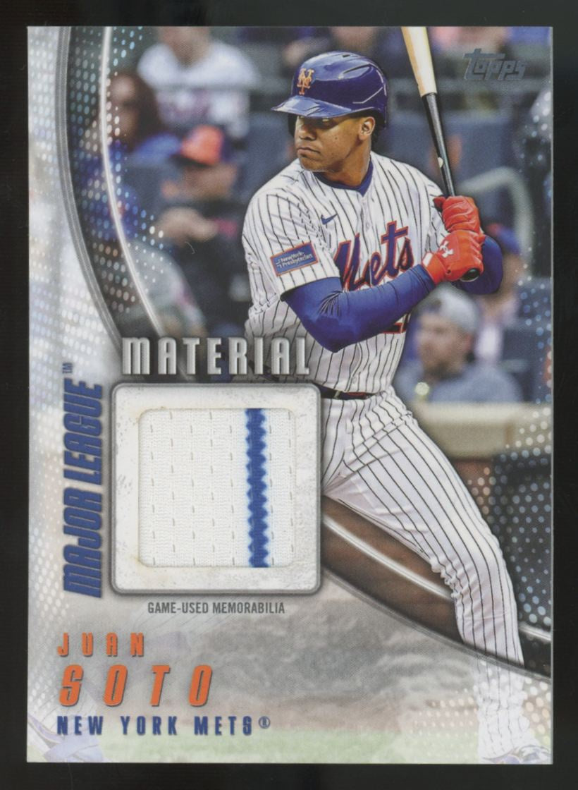 2025 Topps Update Juan Soto Major League Materials Patch #MMU-JSO