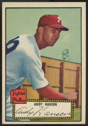 1952 Topps Andy Hansen Black Back #74 EX/MT