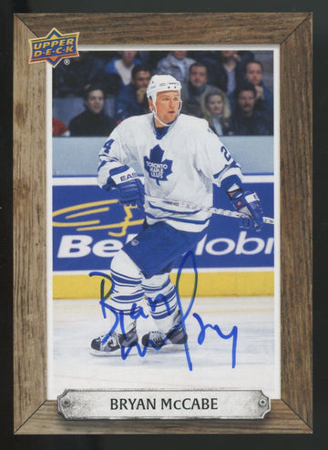 2024-25 Upper Deck Engrained Icons Bryan McCabe Beehive Portrait Auto #BH-BM