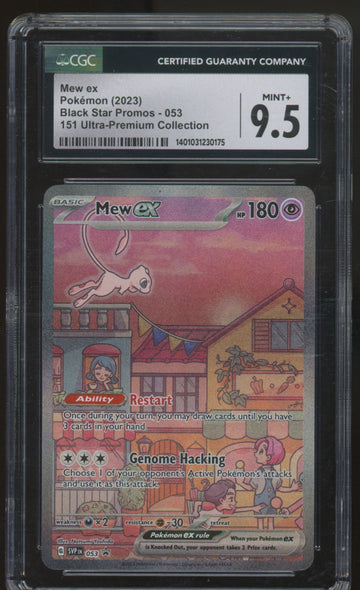 2023 Pokemon Mew ex Japanese 151 Ultra Premium Promo #053 CGC 9.5