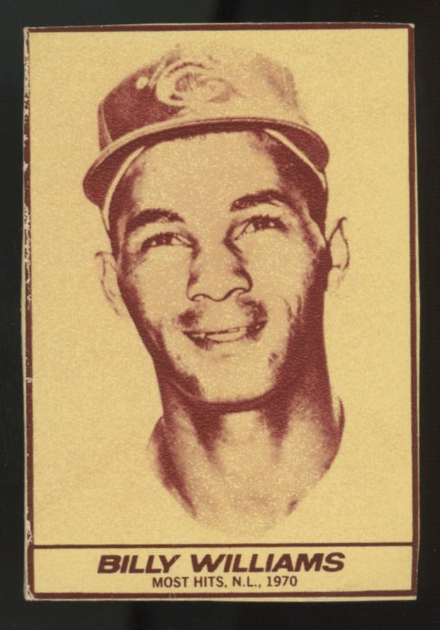 1971 Milk Duds Billy Williams Hand Cut VG