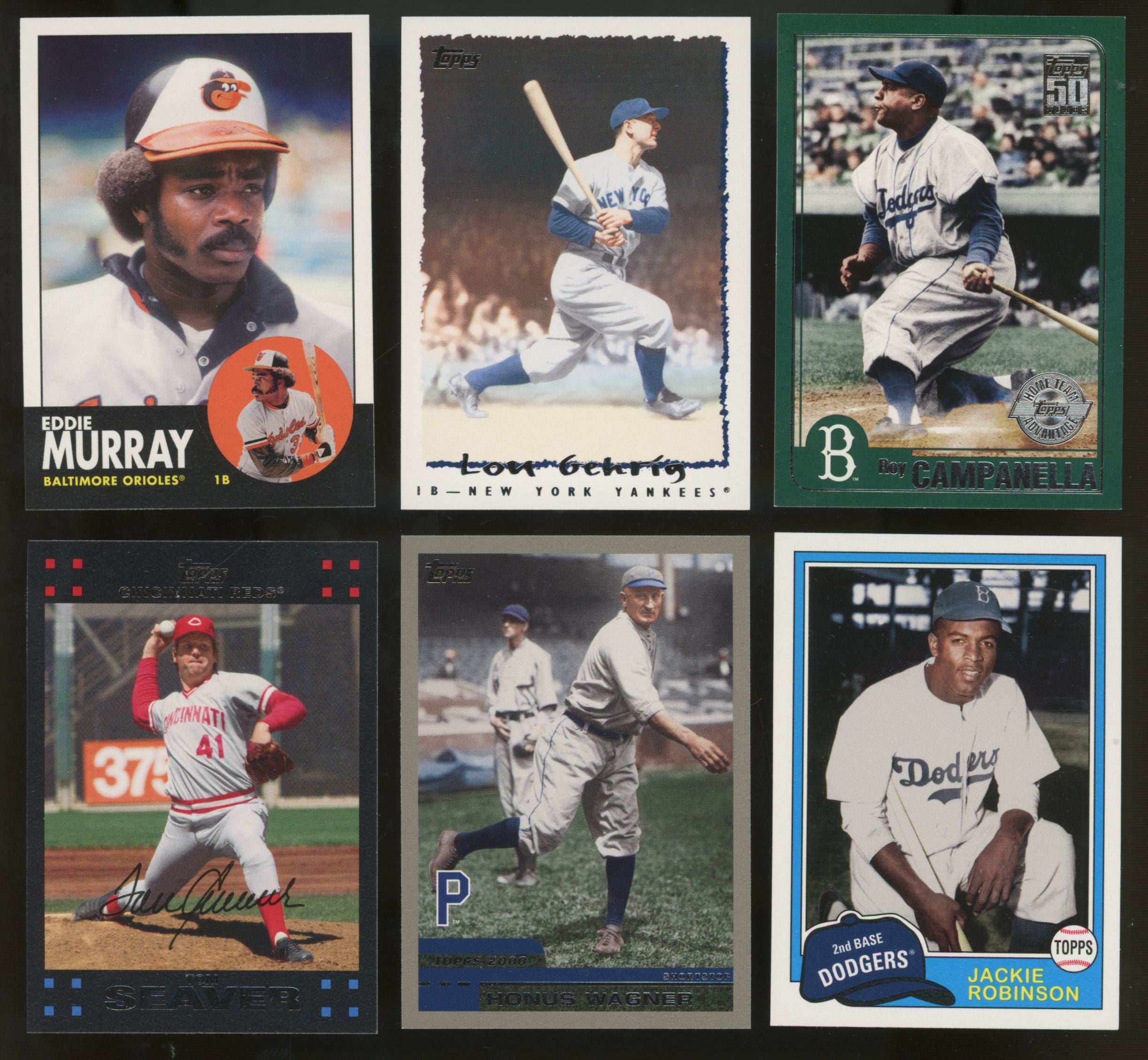 2010 Topps Baseball Vintage Legends Collection Complete Set (50/50)