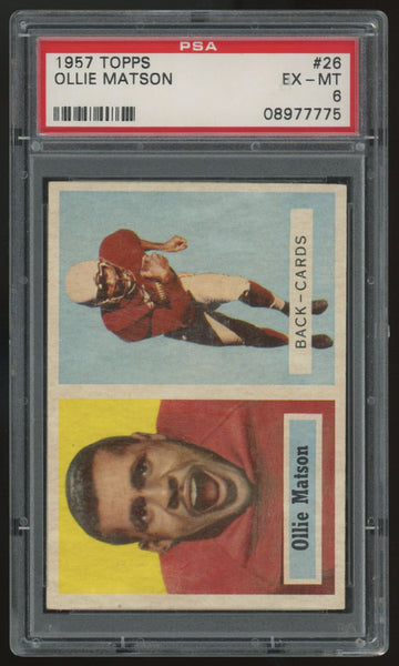 1957 Topps Ollie Matson #26 PSA 6