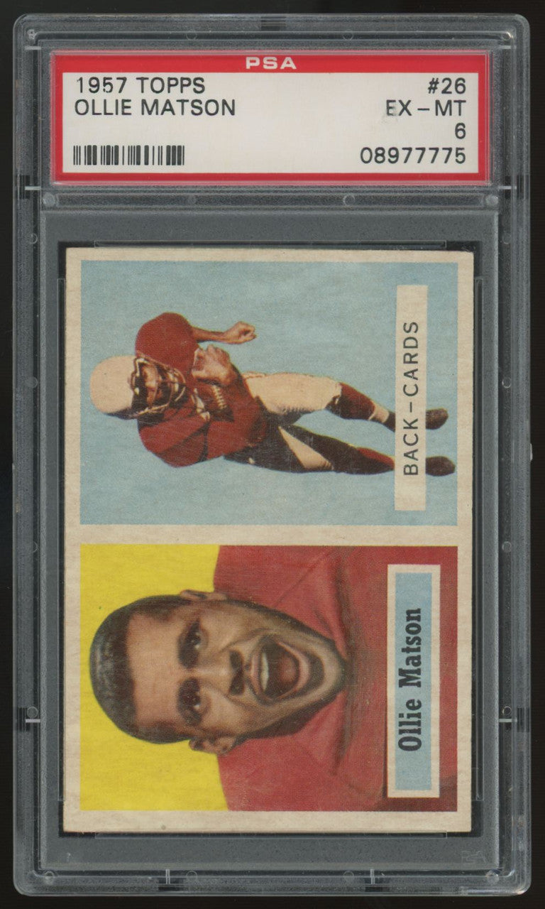 1957 Topps Ollie Matson #26 PSA 6