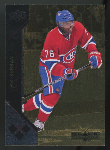 2011-12 Upper Deck Black Diamond P.K. Subban Gold /10 #166