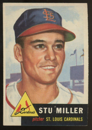 1953 Topps Stu Miller #183 EX/MT "A"