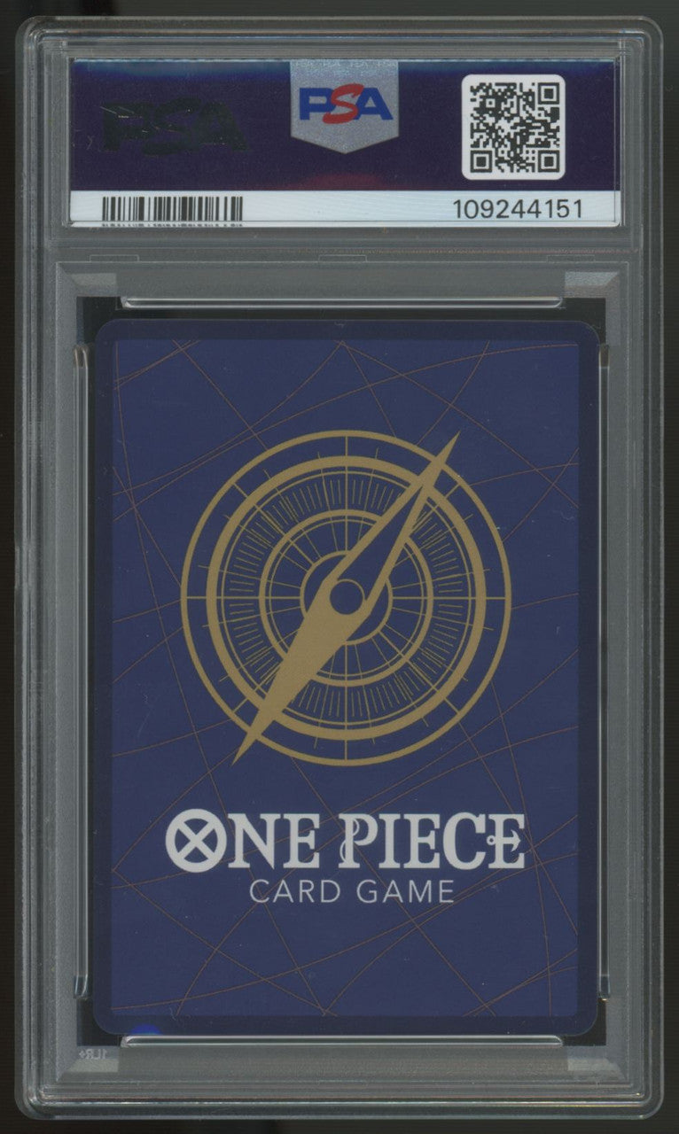 2024 One Piece Buggy OP09 Wanted Alt Art #051 PSA 10