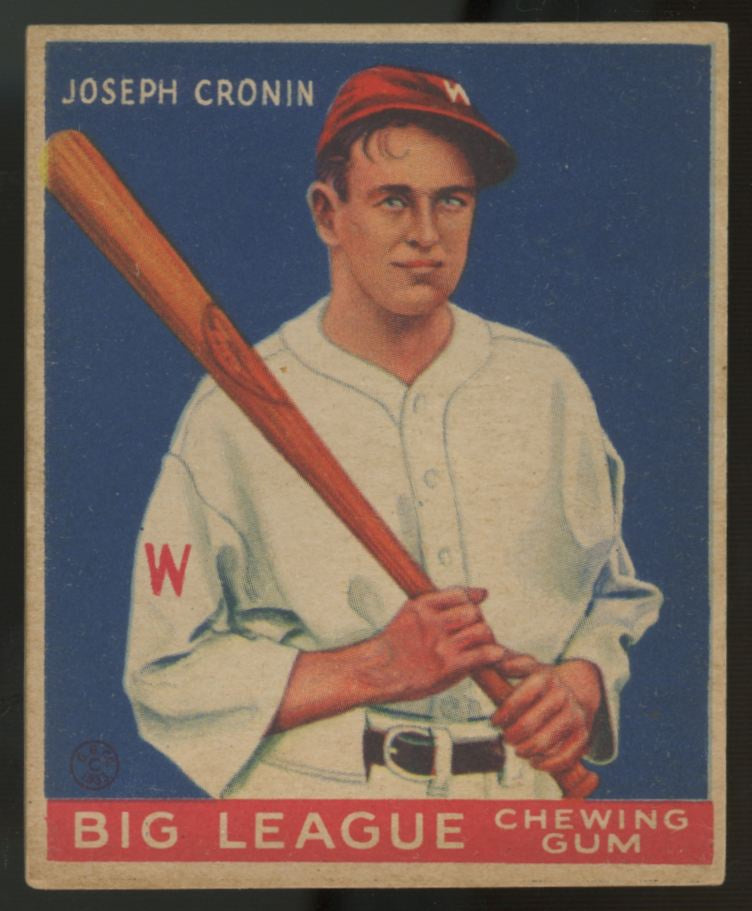 1933 Goudey Joe Cronin #63 EX/MT