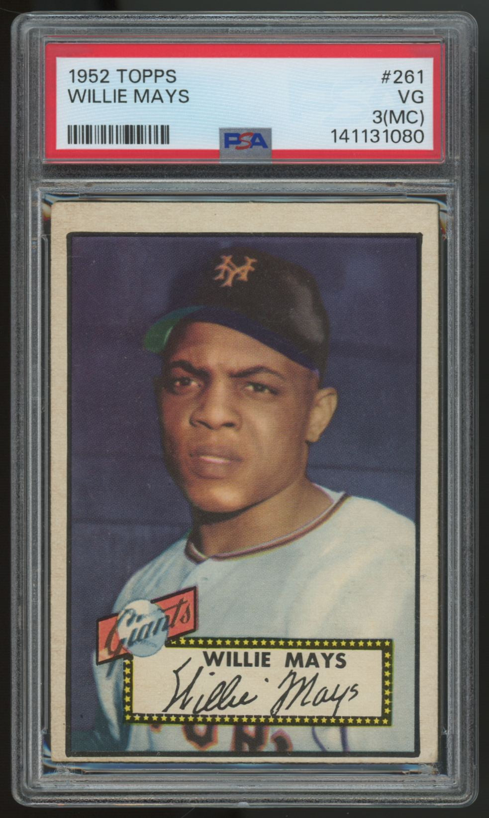 1952 Topps Willie Mays #261 PSA 3(MC)