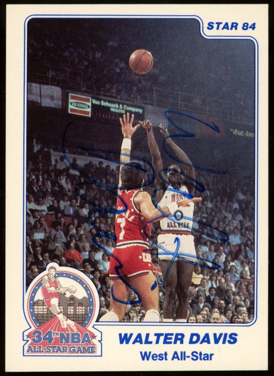 1984 Star Co. Walter Davis AS #17 Auto JSA